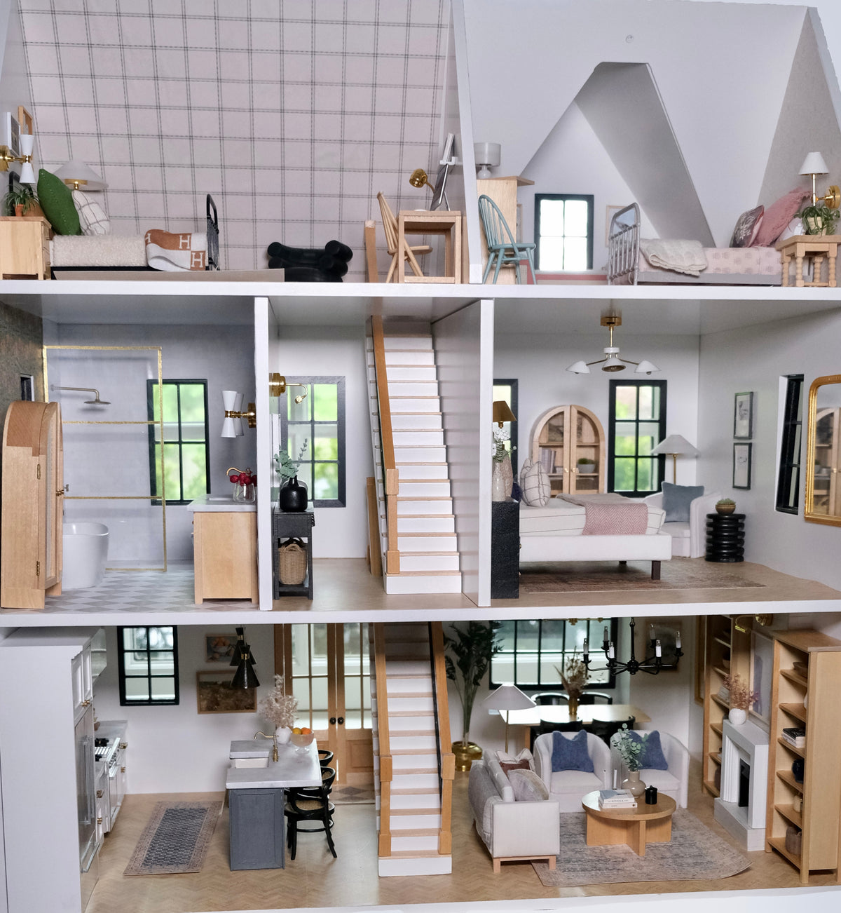 The Cedarbrook Dollhouse Kit Tiny House Calls